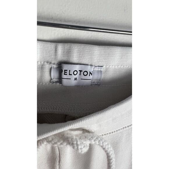PELOTON Ombre Cotton Jogger Medium White Pink Pants Sweatpants Lounge Workout - Picture 8 of 10